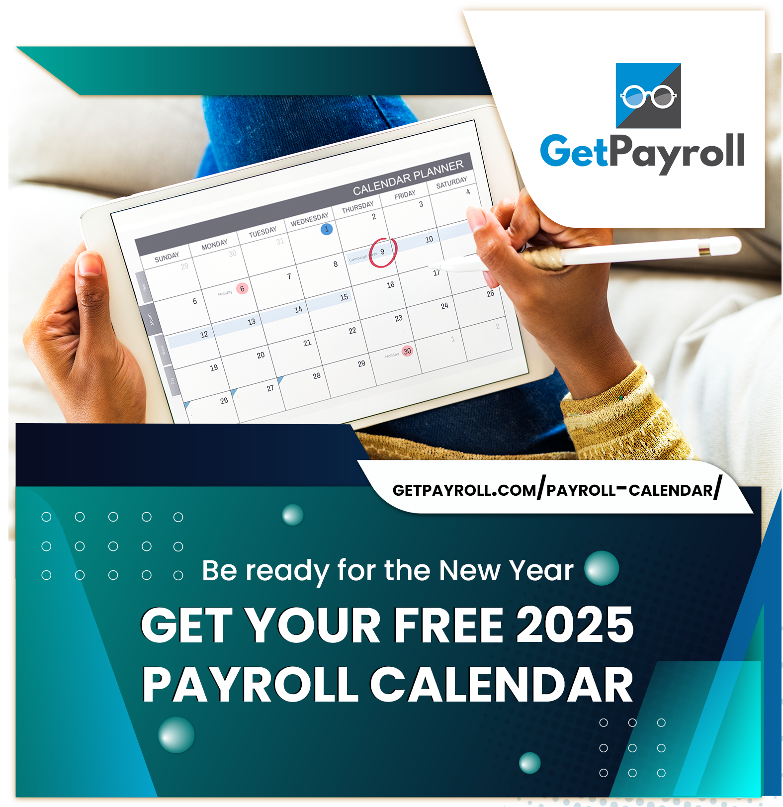 2025 Payroll Calendar